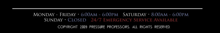 Copyright 2009 Pressure Professors